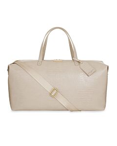 Katie Loxton Celine Faux Croc Holdall Oyster Grey